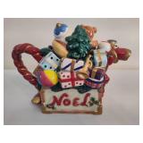 Holiday Linens, Pot Holders & Whimsical Tea Pot Holiday Linens, Pot Holders & Whimsical Tea Pot