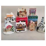 Lot of Assorted Ceramic Houses Lot of Assorted Ceramic Houses