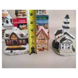 Lot of Assorted Ceramic Houses Lot of Assorted Ceramic Houses