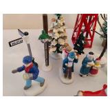 Assorted Holiday Village Figurines Assorted Holiday Village Figurines