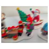 Assorted Holiday Village Figurines Assorted Holiday Village Figurines