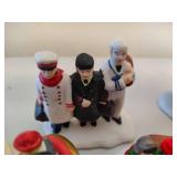 Assorted Holiday Village Figurines Assorted Holiday Village Figurines
