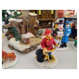 Assorted Holiday Village Figurines Assorted Holiday Village Figurines