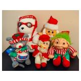 Santa Bear & Assorted Holiday Plush Santa Bear & Assorted Holiday Plush