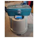 Garage Lot - Step Stool, Extension Cord & Tool/Tackle Box Garage Lot - Step Stool, Extension Cord & Tool/Tackle Box