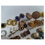 Large Lot of Vintage Earrings - All Clip Large Lot of Vintage Earrings - All Clip