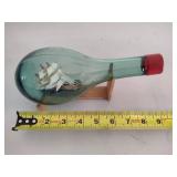 Print of The SS Mauretania, Ship in a Bottle & Bobble Pirate Ship Print of The SS Mauretania, Ship in a Bottle & Bobble Pirate Ship