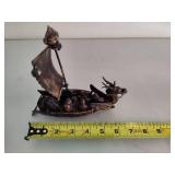 Print of The SS Mauretania, Ship in a Bottle & Bobble Pirate Ship Print of The SS Mauretania, Ship in a Bottle & Bobble Pirate Ship