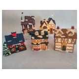 Five Assorted Lighted Houses/Nightlights Five Assorted Lighted Houses/Nightlights