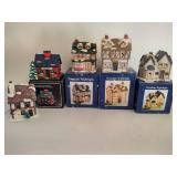 Five Assorted Lighted Houses/Nightlights Five Assorted Lighted Houses/Nightlights