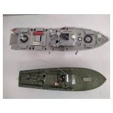 Two Military Model Boats Two Military Model Boats