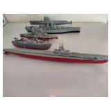 Assorted Military Model Ships Assorted Military Model Ships
