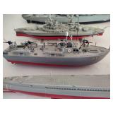 Assorted Military Model Ships Assorted Military Model Ships