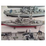 Assorted Military Model Ships Assorted Military Model Ships