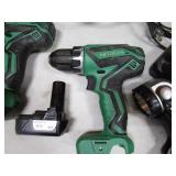 Retractable Chord Reel, Cordless Drills, Driver, Flashlight