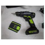 Retractable Chord Reel, Cordless Drills, Driver, Flashlight
