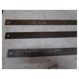 Spring Steel Straight Edge Rules & Steel Square
