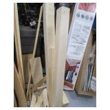 Large Lot of Misc Wood pcs, Plexi Glass, Tubs (see all pics)