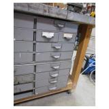 Rolling Workbench w/Steel Parts Drawers