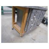 Rolling Workbench w/Steel Parts Drawers
