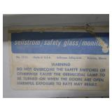 Ultraviolet Germicidal Safety Glasses Cabinet 29"x12"x35"
