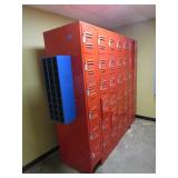 Double Sided Locker Unit 24"x84"x78"