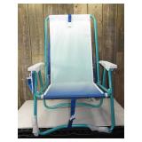 Backpack Chair Aqua Ombre - Sun Squad Backpack Chair Aqua Ombre - Sun Squad