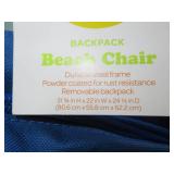 Backpack Chair Aqua Ombre - Sun Squad Backpack Chair Aqua Ombre - Sun Squad