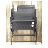 Sling Patio Dining Folding Chair Black - Room Essentials Sling Patio Dining Folding Chair Black - Room Essentials