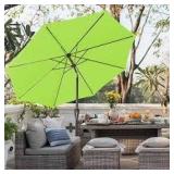 9 Ft Outdoor Patio Table Umbrella, Lime Green 9 Ft Outdoor Patio Table Umbrella, Lime Green