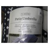 7 1/2' Round Navy Blue Patio Umbrella - Threshold 7 1/2' Round Navy Blue Patio Umbrella - Threshold