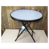 Folding Round Patio Accent Table - Room Essentials Folding Round Patio Accent Table - Room Essentials
