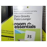 Zero Gravity Outdoor Portable Folding Lounge Chair Tan - Room Essentials Zero Gravity Outdoor Portable Folding Lounge Chair Tan - Room Essentials