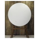 French Cafe Folding Round Patio Bistro Table White - Threshold French Cafe Folding Round Patio Bistro Table White - Threshold