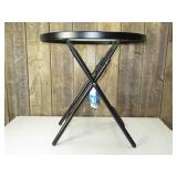 Folding Round Patio Accent Table Clear - Room Essentials Folding Round Patio Accent Table Clear - Room Essentials
