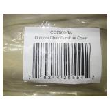 Crosley Outdoor Chair Furniture Cover, Tan: 33'D x 36.5'W x 30'H Crosley Outdoor Chair Furniture Cover, Tan: 33'D x 36.5'W x 30'H