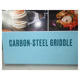 Charbroil Carbon Steel Heat-Resistant Griddle Stone Grill Topper Silver Charbroil Carbon Steel Heat-Resistant Griddle Stone Grill Topper Silver