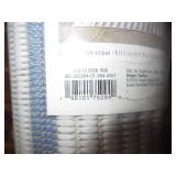 6'5'x8'10' Color Blocked Striped Rectangular Indoor/Outdoor Area Rug, Blue & White 6'5'x8'10' Color Blocked Striped Rectangular Indoor/Outdoor Area Rug, Blue & White