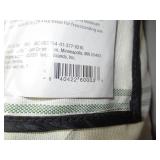 6.1/2' Round Striped Scalloped Fringe Edge Outdoor Patio Umbrella Cream - Threshold 6.1/2' Round Striped Scalloped Fringe Edge Outdoor Patio Umbrella Cream - Threshold