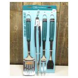 Charbroil 4pc Comfort Grip Tool Heat-Resistant Grill Cookware Set Charbroil 4pc Comfort Grip Tool Heat-Resistant Grill Cookware Set