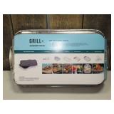 Charbroil Deep Dish and Cutting Board Stainless Steel Heat-Resistant Grill Topper Black/Silver Charbroil Deep Dish and Cutting Board Stainless Steel Heat-Resistant Grill Topper Black/Silver