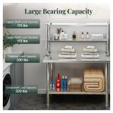 Jocisland 48' X 24' NSF Stainless Steel Work Table Jocisland 48' X 24' NSF Stainless Steel Work Table