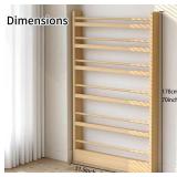 Godnoei Behind the Door Wooden Bookshelf/Storage Cabinet Godnoei Behind the Door Wooden Bookshelf/Storage Cabinet