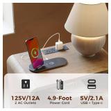 Evermagin Rattan Nightstand with Charger Stations Evermagin Rattan Nightstand with Charger Stations