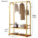 Hazheye Gold Clothing Rack Hazheye Gold Clothing Rack