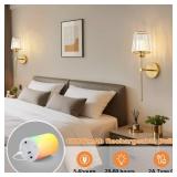 KPShine Crystal Battery Powered Wall Sconces Set of 2 KPShine Crystal Battery Powered Wall Sconces Set of 2