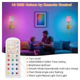 KPShine Crystal Battery Powered Wall Sconces Set of 2 KPShine Crystal Battery Powered Wall Sconces Set of 2