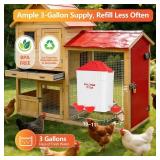 Fvlortrik 3 Gallon Chicken Waterer and Feeder Set Fvlortrik 3 Gallon Chicken Waterer and Feeder Set