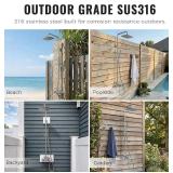 G-Promise 316 Marine Grade Stainless Steel Outdoor Shower Kit G-Promise 316 Marine Grade Stainless Steel Outdoor Shower Kit