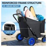 Kedsum Beach Wagon with Big Wheels Kedsum Beach Wagon with Big Wheels